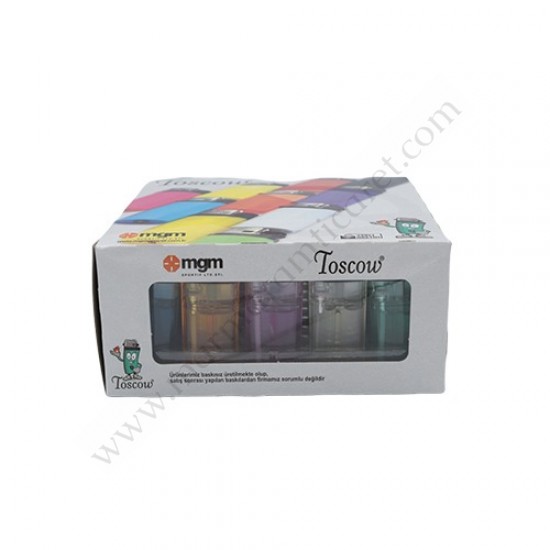 Toscow Taşlı Çakmak Şeffaf