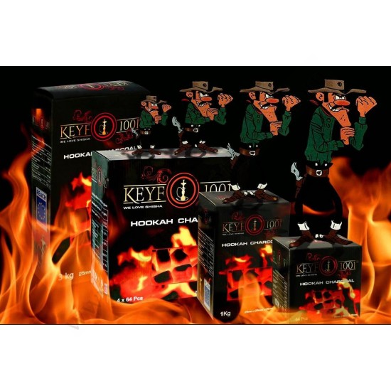 Keyf1001 Nargile Kömürü 1 kğ