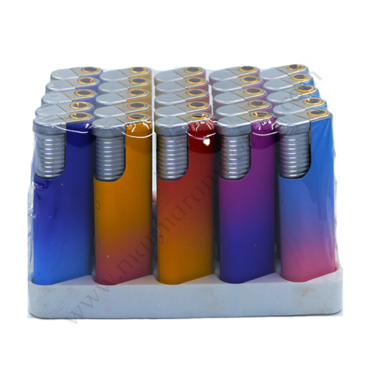 Gri Basmalı Pürmüzlü Renkli Çakmak