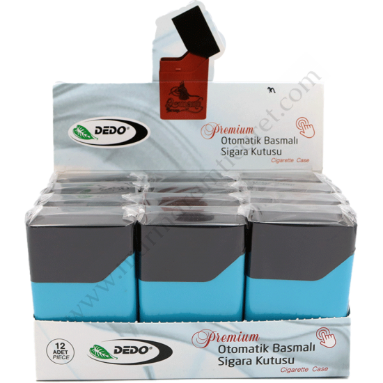 Yandan Basmalı Mavi Plastik Tabaka 12'li