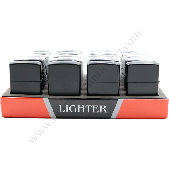 Sade Siyah Renk Zippo Çakmağı