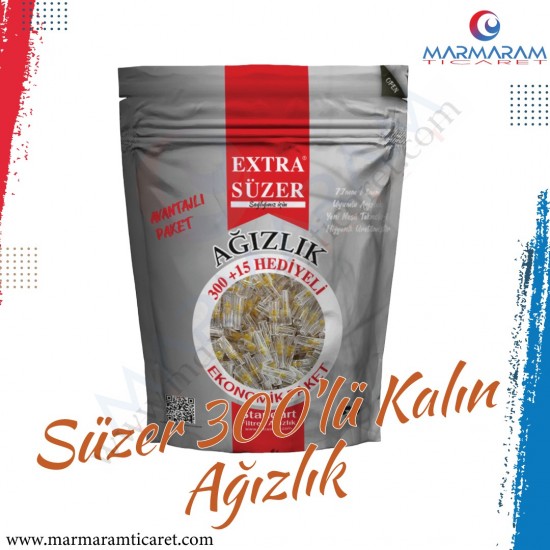 Extra Süzer 300'lü Touch / Slender Ekonomik Paket Ağızlık