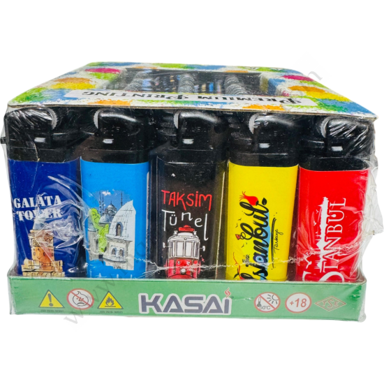 Kasai Taşlı Desenli Çakmak