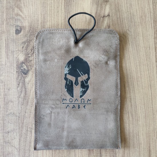 El Yapımı Hakiki Deri Tütün Cüzdanı ve Sarma Kağıdı Bölmeli Özel Baskılı Çok Amaçlı Cüzdan/Kese