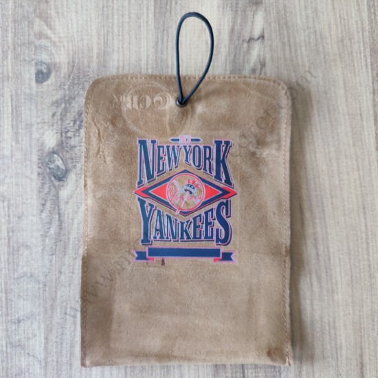 El Yapımı Hakiki Deri Tütün Cüzdanı ve Sarma Kağıdı Bölmeli Özel Baskılı Çok Amaçlı Cüzdan/Kese