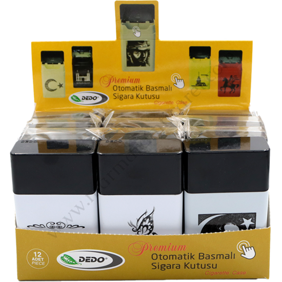 Siyah Kapaklı Plastik Tabaka 12'li