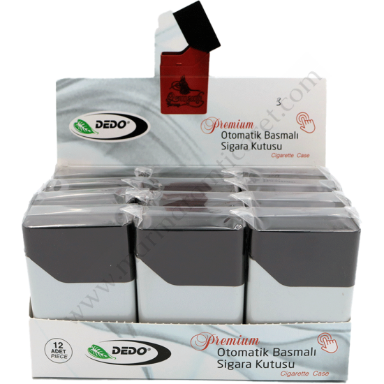 Siyah Kapaklı Plastik Tabaka 12'li