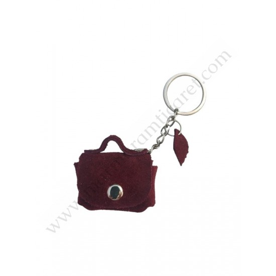 Hakiki Deri Anahtarlık Maskot Çanta