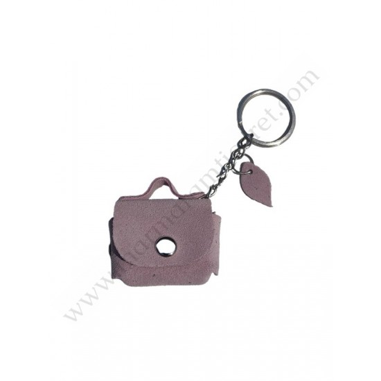 Hakiki Deri Anahtarlık Maskot Çanta